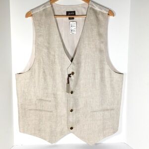 JARED M MENS HERRINGBONE VESTS